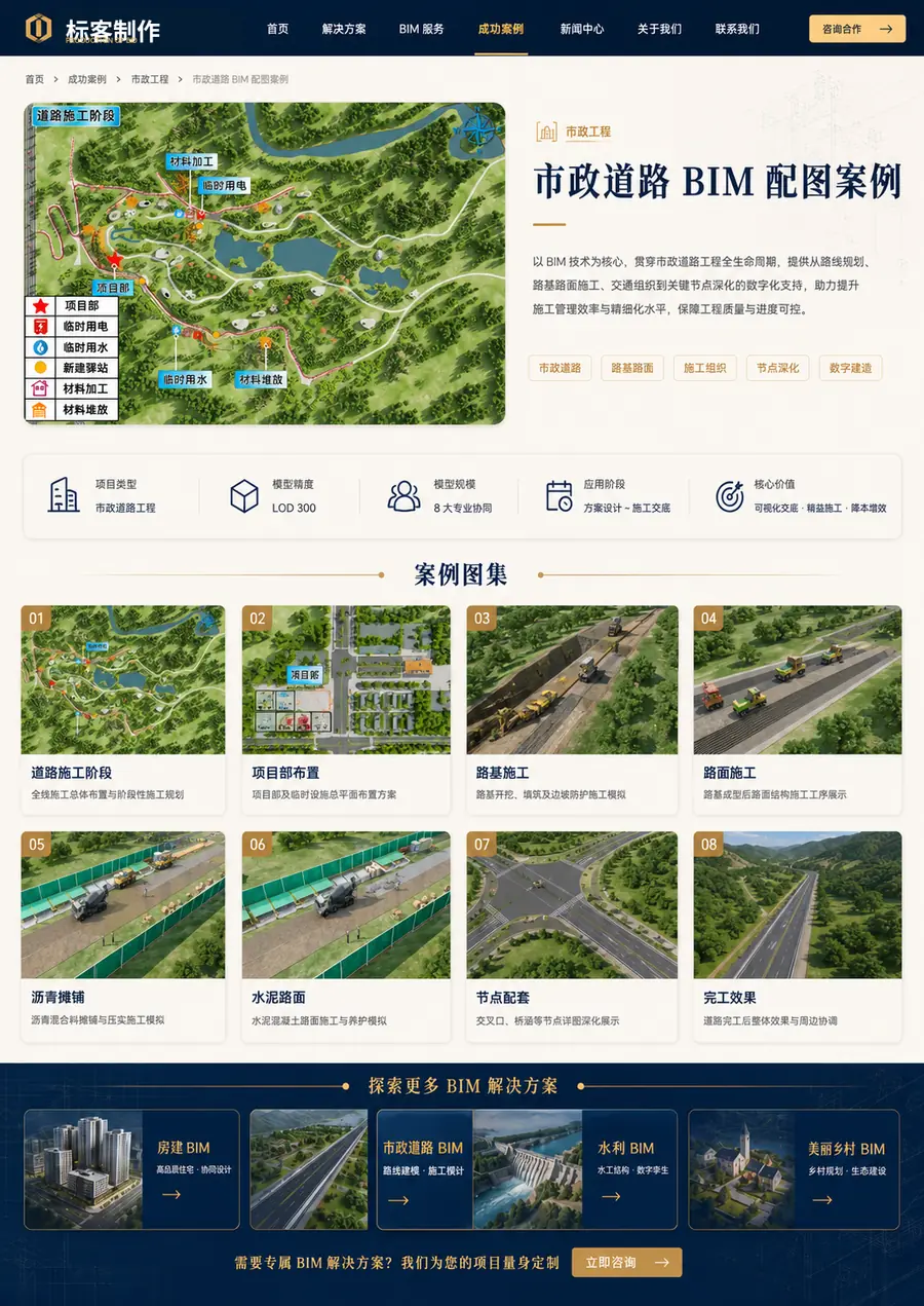市政路桥BIM配图案例